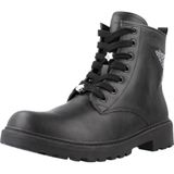 GEOX J CASEY Zwart Leer Veters Klassieke Laarzen 38 EU