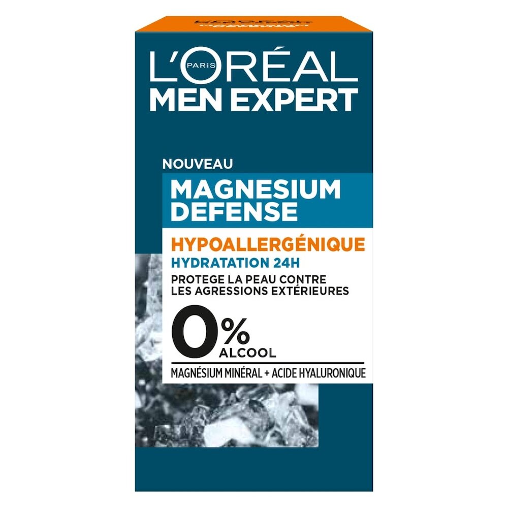 L´Oréal Men Expert L´Oréal Men Expert Magnesium Defence Hypoallergene 24h hydraterende dagcrème Dagcrème 50 ml Heren