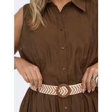 ONLY CARMAKOMA Blousejurk Plus Size - Bruin