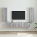 Maison Exclusive - meuble TV mural 2 pièces aggloméré Sonoma Gris