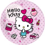 Decorata Party Hello Kitty Borden - 8 Stuks - 23 cm