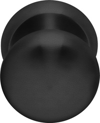 Oxloc Voordeurknop RVS Zwart Rond 70mm - 1219679