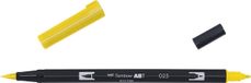 Tombow ABT-025 viltstift Dual Brush Pen met twee punten, lichtoranje, 1 stuk