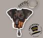 Heads Dobermann Sleutelhanger Hond