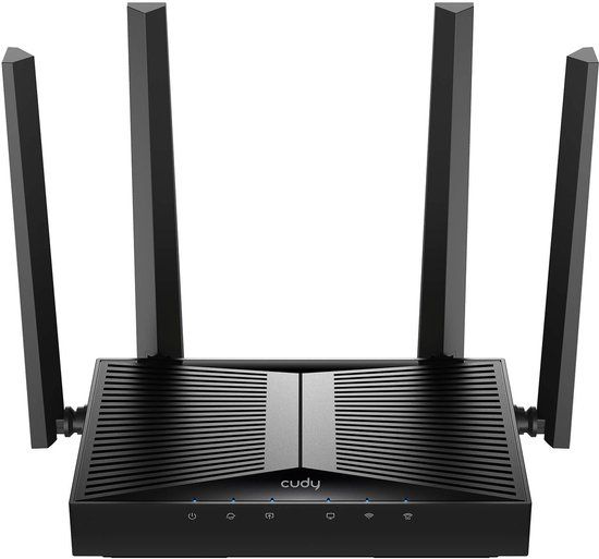 Cudy WR3600 - Draadloze router - Wi-Fi 7 - Dual-band (2.4 GHz / 5 GHz) - 3600 Mbps - Zwart