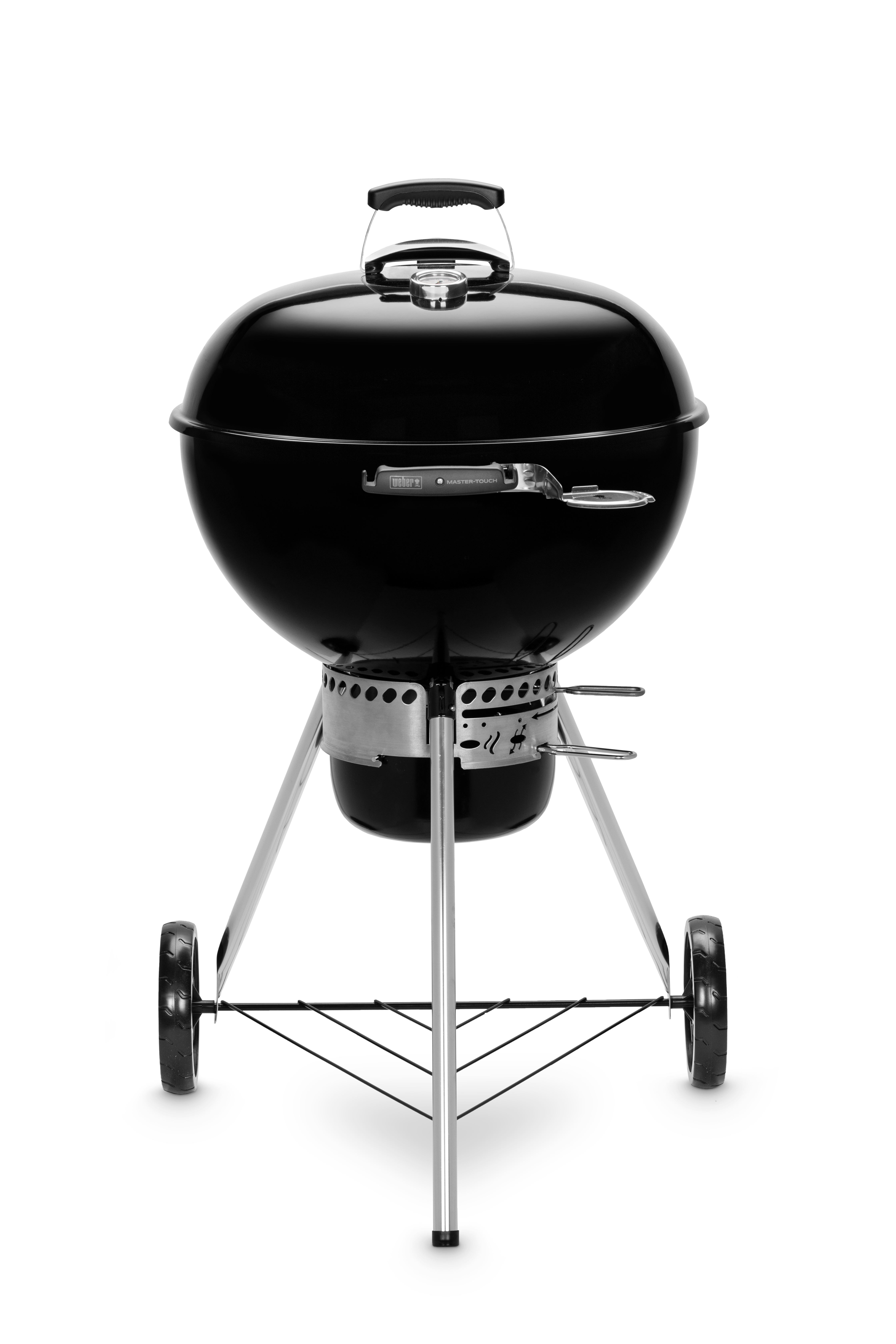 Weber GBS E-5750 Houtskool Grill - Zwart/Zilver - Verrijdbaar
