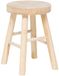 Atmosphera krukje model Woody - lichtbruin - pauwlowna hout - D28 x H41 cm - bijzettafeltje