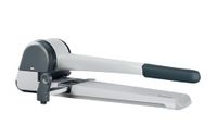 Leitz Metalen superperforator, extra grote kantoorperforator, 250 vellen, slagrail met maataanduidingen, ergonomisch design, zwart, 51820084