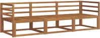 vidaXL Naturel Massief Acacia Hout 3-zits Loungeset