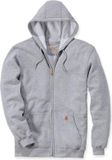 Carhartt K122 Sweat à capuche zippé mi-poids - Gris chiné - L