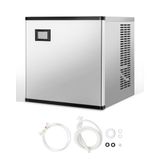 VEVOR Machine à glaçons Capacité 226,8 kg/24 h Tête uniquement, Appareil de préparation de glaçons avec fonction autonettoyage, en acier inoxydable, avec panneau de commande intelligent, cuisine bar