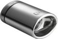 Ulter Sport Embout d'échappement - Ovale 95x65mm - Longueur 120mm - Montage 30-42mm - Inox