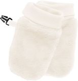 Playshoes Knuffelige Fleece-Wanten voor Kinderen, Unisex, Naturel, Effen