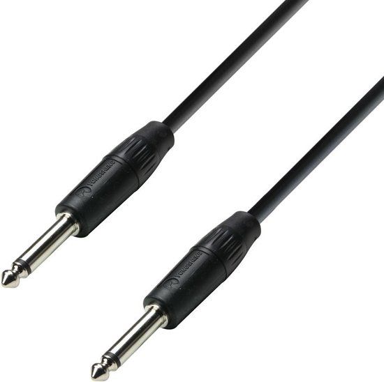 Adam Hall Cables K3S215PP0300 Serie 3 Star luidsprekerkabel (2 x 1,5 mm², 6,35 mm jack mono op 6,35 mm jack mono, 3 m)