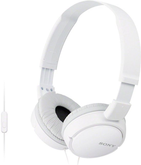 Sony MDR-ZX110AP - On-ear koptelefoon - Wit