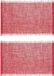 Secret de Gourmet Jute tafel placemat - Set van 10x stuks - rood - 45 x 30 cm