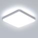 Comely Vierkante LED Plafonnier 36W, 3.5CM Ultra-dun LED Plafondpaneel 6500K Koel Wit, Moderne Plafondlamp voor Badkamer, Woonkamer, Keuken, Slaapkamer, Gang, Balkon, Garage