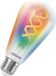 OSRAM SMART+ LED lamp Edison 40 Filament E27, RGBW, Matter compatibel, WiFi-verbinding, app- en spraakbediening, 4,8W, multicolor, dimbaar