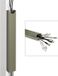 Desktronic Magnetische Kabelgoot Voor Bureau - 37x5x2,5cm - Staal - Groen