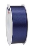 Pressent Cadeaulint, Polyester, Donkerblauw, Rol van 25 m 40 mm