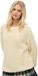 Superdry Relaxed Ribbed Gebreide Trui Dames Natural White