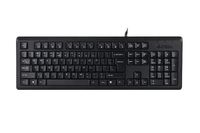 A4Tech KR-92 Universeel USB QWERTY Engels Zwart Toetsenbord