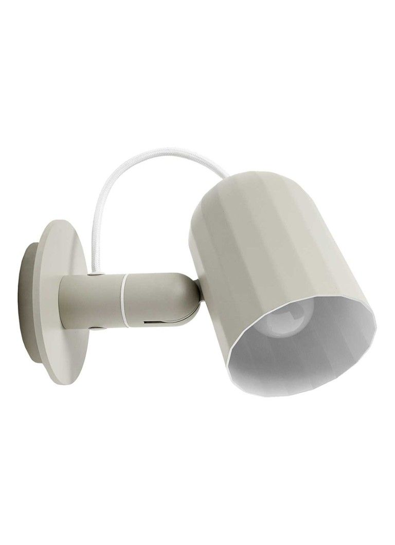 Hay Hay Noc Wandlamp LED 16 cm x Ø11 cm - Wit - 5710441178446