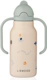 Liewood Kimmie drinkfles flying sandy 250ml bruin RVS
