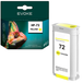 Evoke Compatible Ink for HP 72Y 72 72 Y C9373A Jaune 130 ml Designjet T610 T620 T790 T770 T1100 T1200 T1200 Hd T2300 T1300