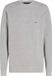 Tommy Hilfiger Heren Pullover Katoen Ronde Hals Lange Mouw Regular Fit Effen Grijs XXL