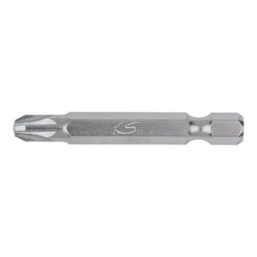 KSTools 1/4" CLASSIC bit PZ, 50 mm PZ2 1 Stuk zilver