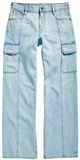G-Star Judee Cargo Denim wmn Dames Jeans W27 X L30 Sun Faded Piscina Blue