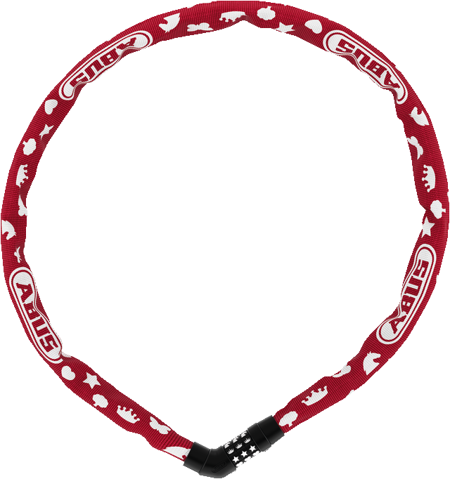 Abus Steel-o-chain - Rood - 4mm - 355g
