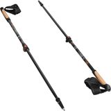 NILS NW8613 Nordic Walking Stok - Carbon Fiber - Ergonomische Handgreep - Verstelbaar