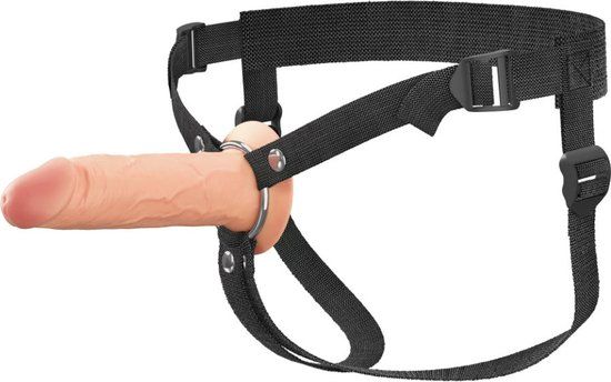 Pipedream Fantasy X-Tensions Strap-on met Holle Dildo - 15 cm - Lichte Huidskleur