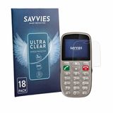 Savvies Screenprotector voor Gigaset GL395 - Folie Beschermfolie transparant 18 Stuks