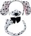 Rubies Carnaval verkleed set Dalmatier - diadeem/strik/snuit/staart - wit/zwart - voor kinderen - dieren