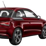 Audi 8XG064317X7A decoratiefolieset in V-design voor A1 sportback in daytonagrijs-mat