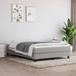 Matelas à ressorts ensachés medium 140x200x20 cm tissu gris clair