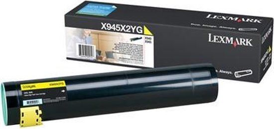 Lexmark X940e/X945e Gele Tonercartridge - 22.000 Pagina's - 0X945X2YG