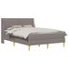 vidaXL Bedframe met matras 2 st Verwijderbare hoes