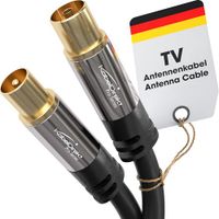 Kabeldirect KabelDirekt 797698090962, 0,5 m, IEC, IEC, Zwart