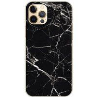 Apple iPhone 12 Pro Marbre noir bedrukt siliconen hoesje