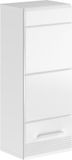 Hioshop Linus badkamerkast wandmontage 1 deur hoog glans wit