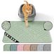 Merkloos Kattenbakmat Saliegroen Siliconen 60 x 40 cm