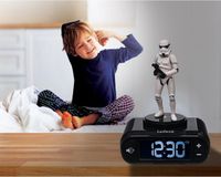 Lexibook Digitale wekker met 3D Stormtrooper nachtlampje en geluidseffecten