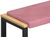 vidaXL Bankkussen fluweel Roze 110 cm