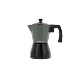 Koffiezetapparaat Bidasoa Koffiezetapparaat 6T Vera Alum INDUC BD | groen, aluminium, mat, 6 kopjes