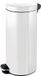 Helit Pedaalemmer met zilverionen coating 'the knight', 30 liter, wit