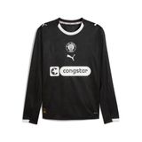 PUMA FC St. Pauli 25/26 derde shirt met lange mouwen voor Heren, Zwart/Wit, Maat L